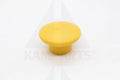 YELLOW FLAT ROUND KNOB ONLY
