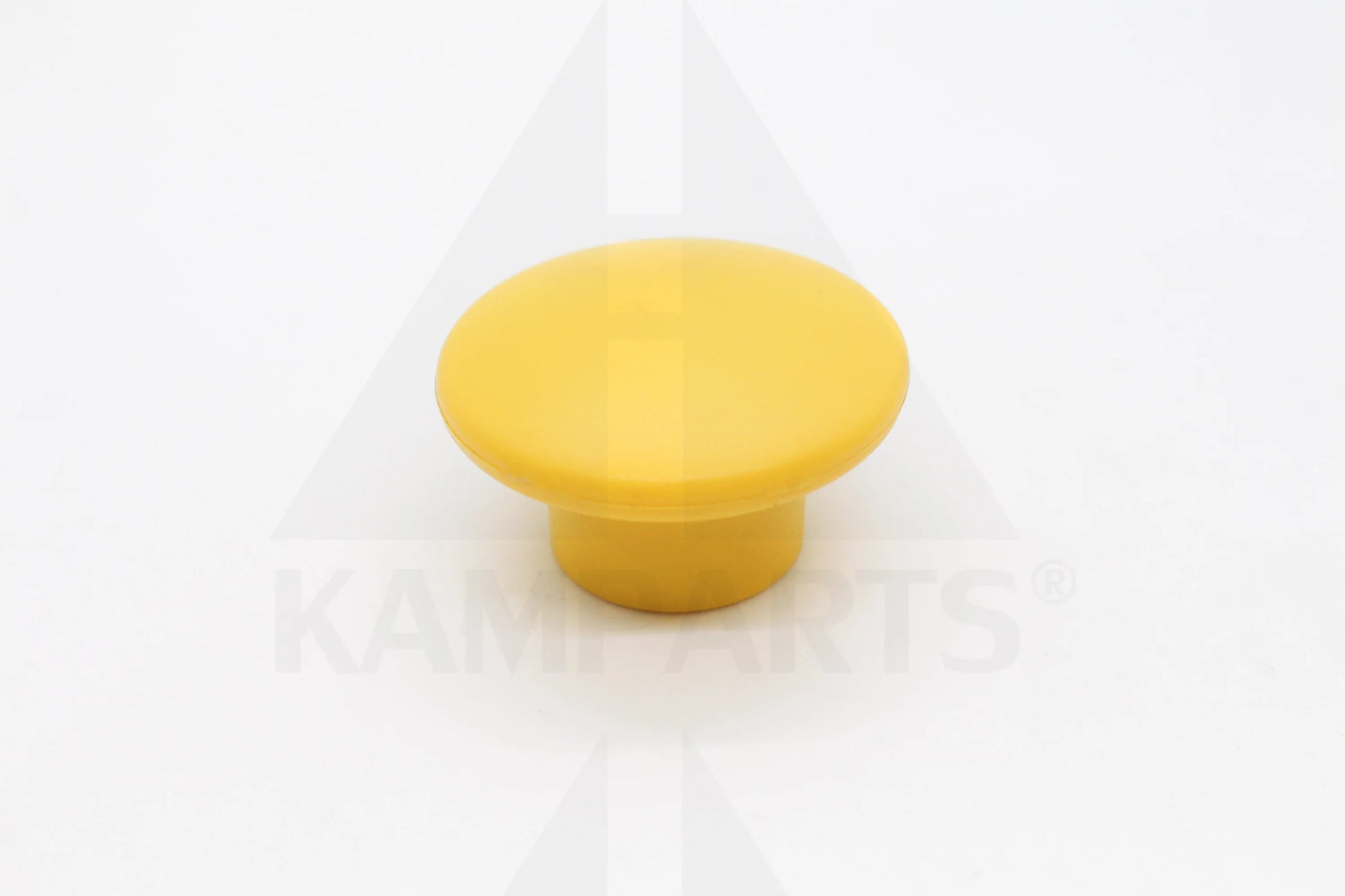 YELLOW FLAT ROUND KNOB ONLY