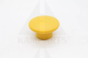 YELLOW FLAT ROUND KNOB ONLY