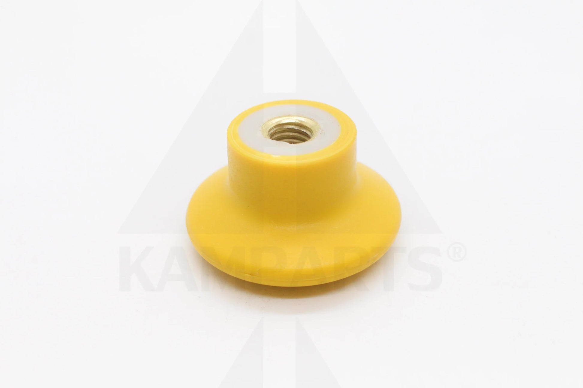 YELLOW FLAT ROUND KNOB ONLY