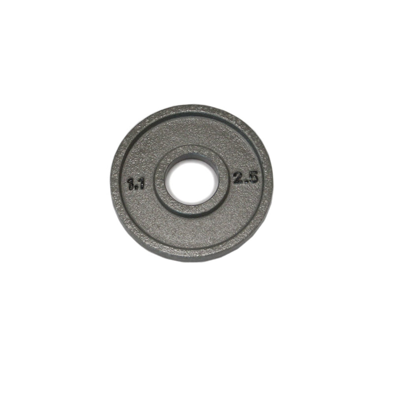 Grey Wide Flange 2" Olympic Plate - 2.5 LB