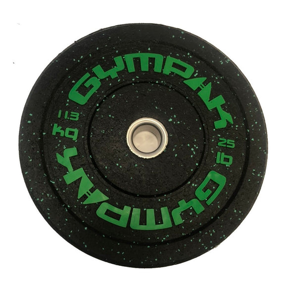 Crumb Bumper Olympic Plate - Green - 25 lb