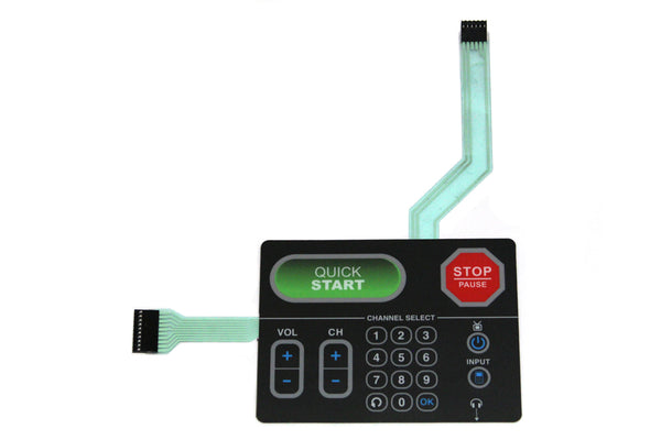 Star Trac Treadmill Quick Start Overlay/keypad W/PVS