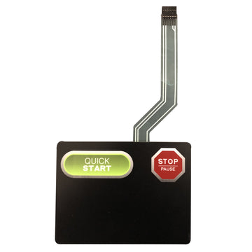 Star Trac Treadmill Quick Start Overlay/keypad