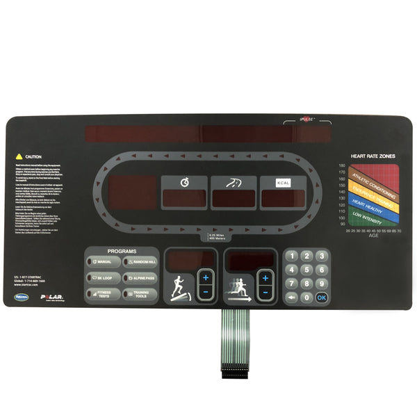 Star Trac E-TRx-ETR (G2) Treadmill Overlay/Keypad