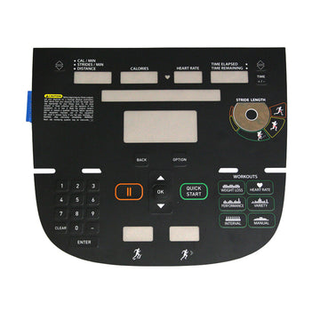 Precor AMT 835 Overlay/Keypad Assembly