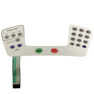 Stairmaster Overlay/Keypad Assembly D1 Console