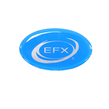 EFX Center Ramp Cover Dome Label - Light Blue