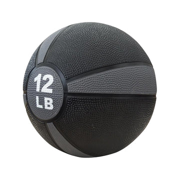 GYMPAK 12 LB MEDICINE BALL - GRAY