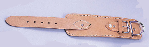 Leather Padded Ankle Cuff - Buckle Type
