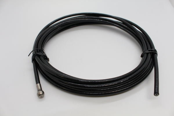 Ready Made Black Cable - 30 feet, 3/16” coated to 1/4” Cable with 3/16” Shank Ball