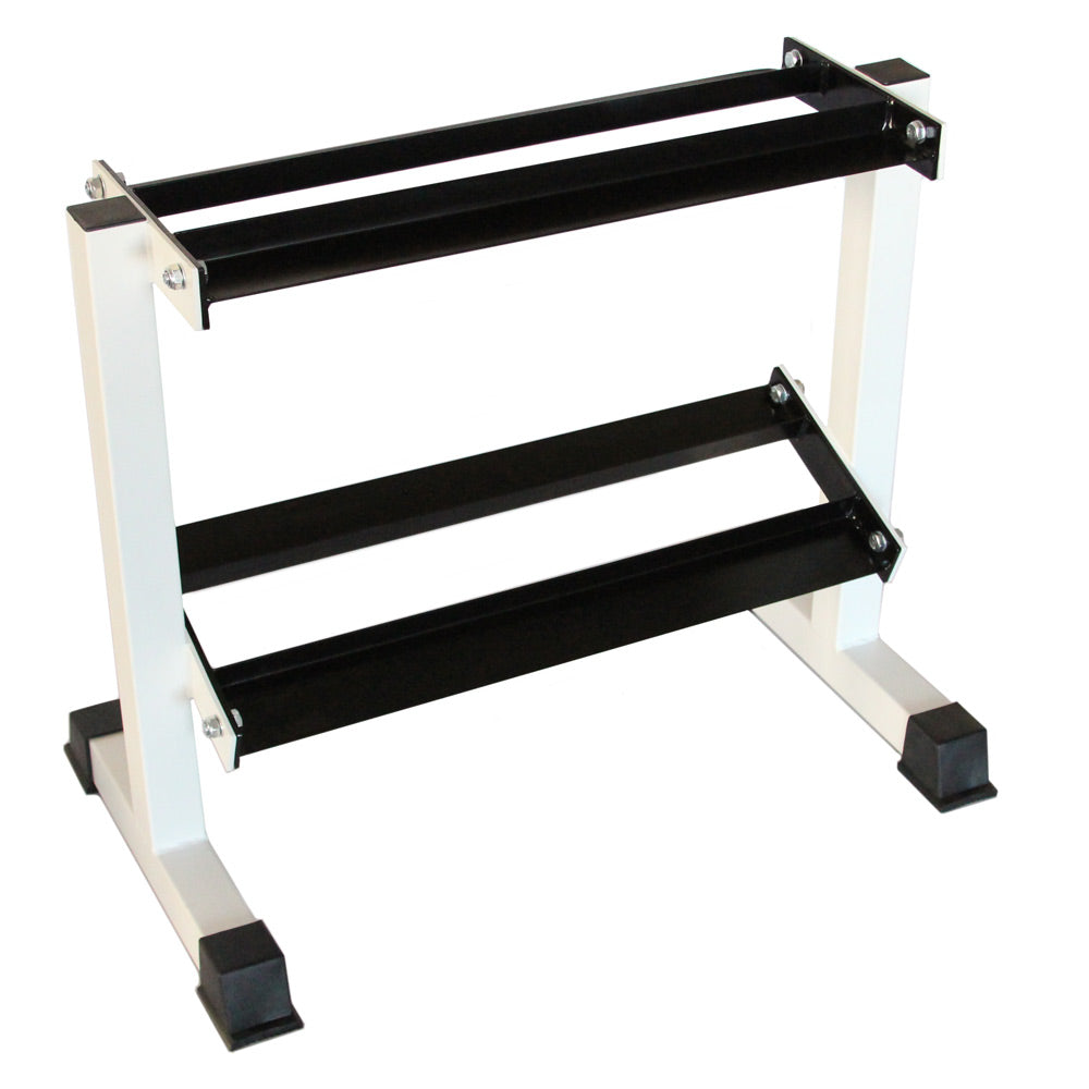 Dumbbell Rack - 5 Pair 2-Tier Rack (BLACK COLOR ONLY) WHILE SUPPLY LAST