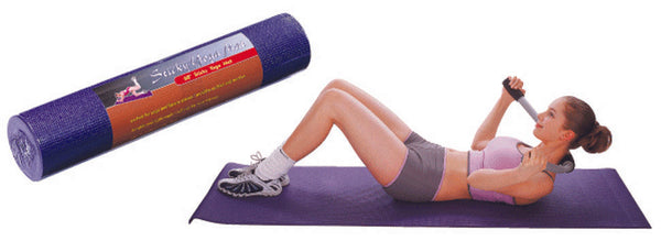 Premium Yoga Mat. 24” x 68” x 6mm Thickness. Blue