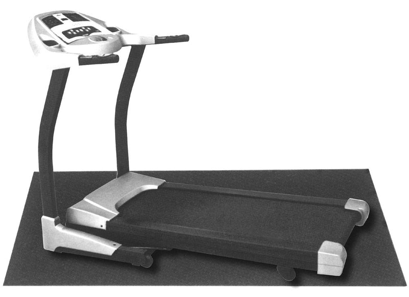 Black PVC Mat - Treadmill Mat - 78" x 36" x 1/4"