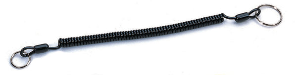 Long  Jumbo Cord - 12” with 2 Key Rings. Black
