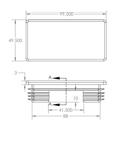 Multiple Gauge Plug - 2” x 4”