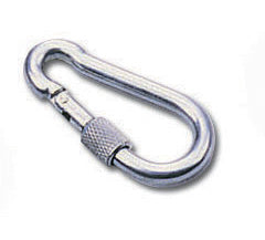 Snap Hook with Safety Screw - 8mm
