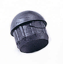 Ribbed Rubber Tip - Fits 1.625”  Tube