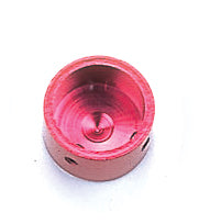 Red Aluminum Cover - Fits 1” Tube/Rod with Two Set Screws