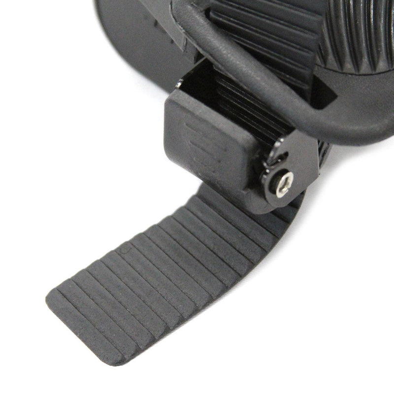Pedal Set W/Auto Adjustable Strap 9/16" Stud - Black