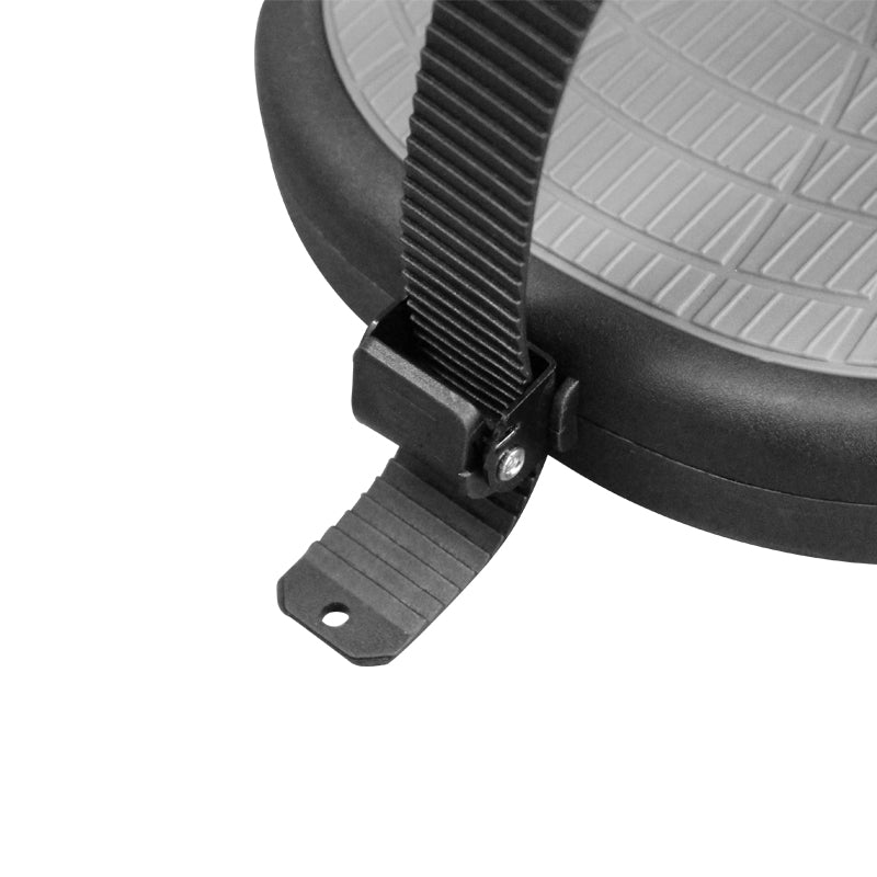 Pedal Black/Gray 1/2" Pair W/Auto Adjustable Straps