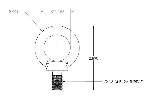 Eye Bolt - 1/2”