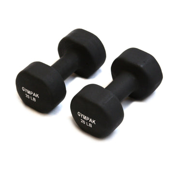 Gympak Neoprene Dumbbell - 20 LB (Pair)